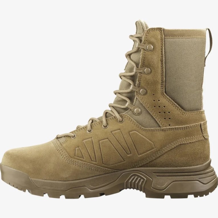 Brown Salomon Guardian Men's Tactical Boots | IE JO4785